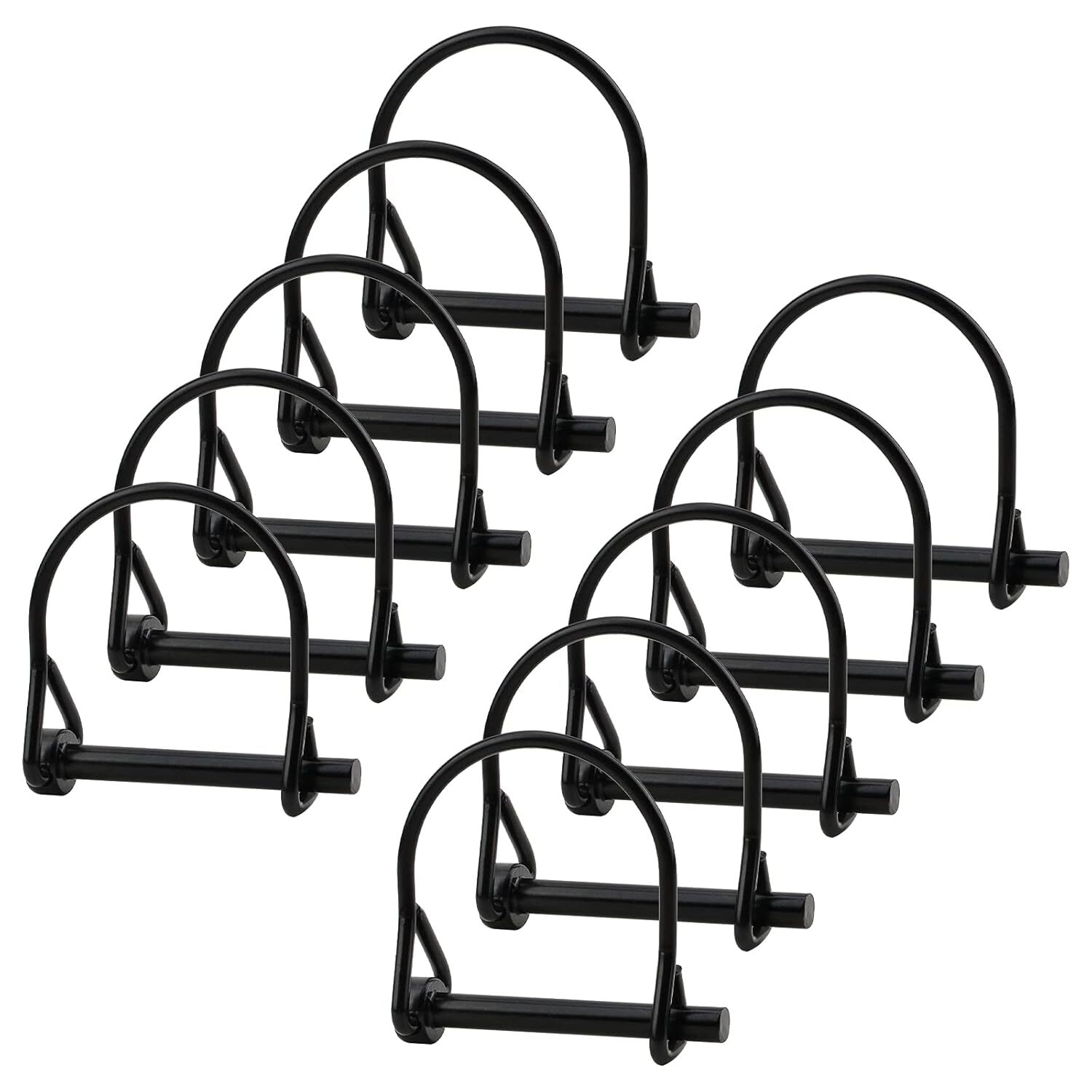 INCREWAY Wire Lock Pin, 1/4&Prime; Heavy Duty Safety Coupler Shaft Locking Pin 10pcs