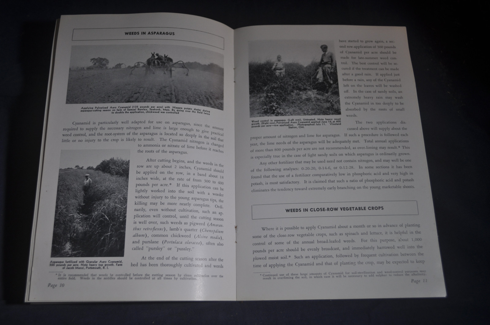 1932 The Cyanamid Plan For Soil Sterilization & Weed Control Brochure