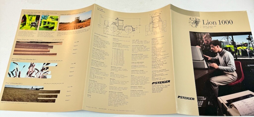 Steiger Lion 1000 Brochure Very Nice