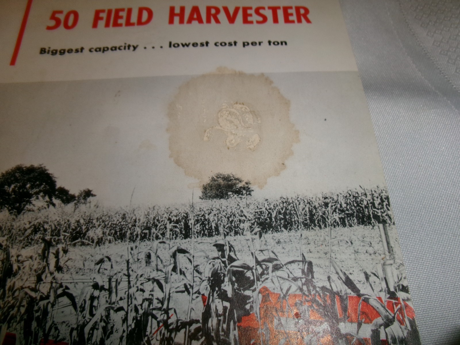 Vintage International 50 Field Harvester Sales Brochure 1960s. L@@K!!
