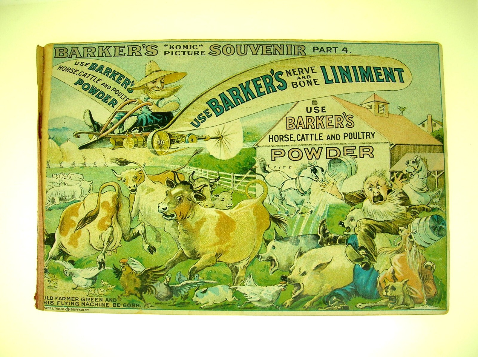 C. 1900 BARKER&rsquo;S KOMIC PICTURE SOUVENIR PART 1,2,3 AND 4 – BLACK AMERICAN – B/O