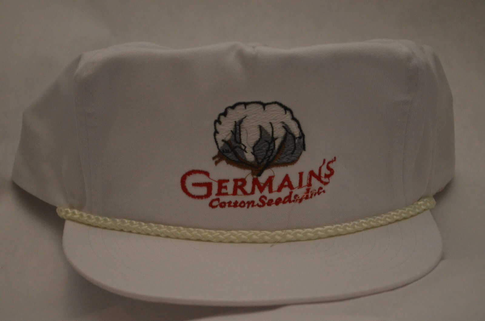 Vintage Germain’s Cotton Seeds Snapback Mesh Trucker Hat By Noble Club..