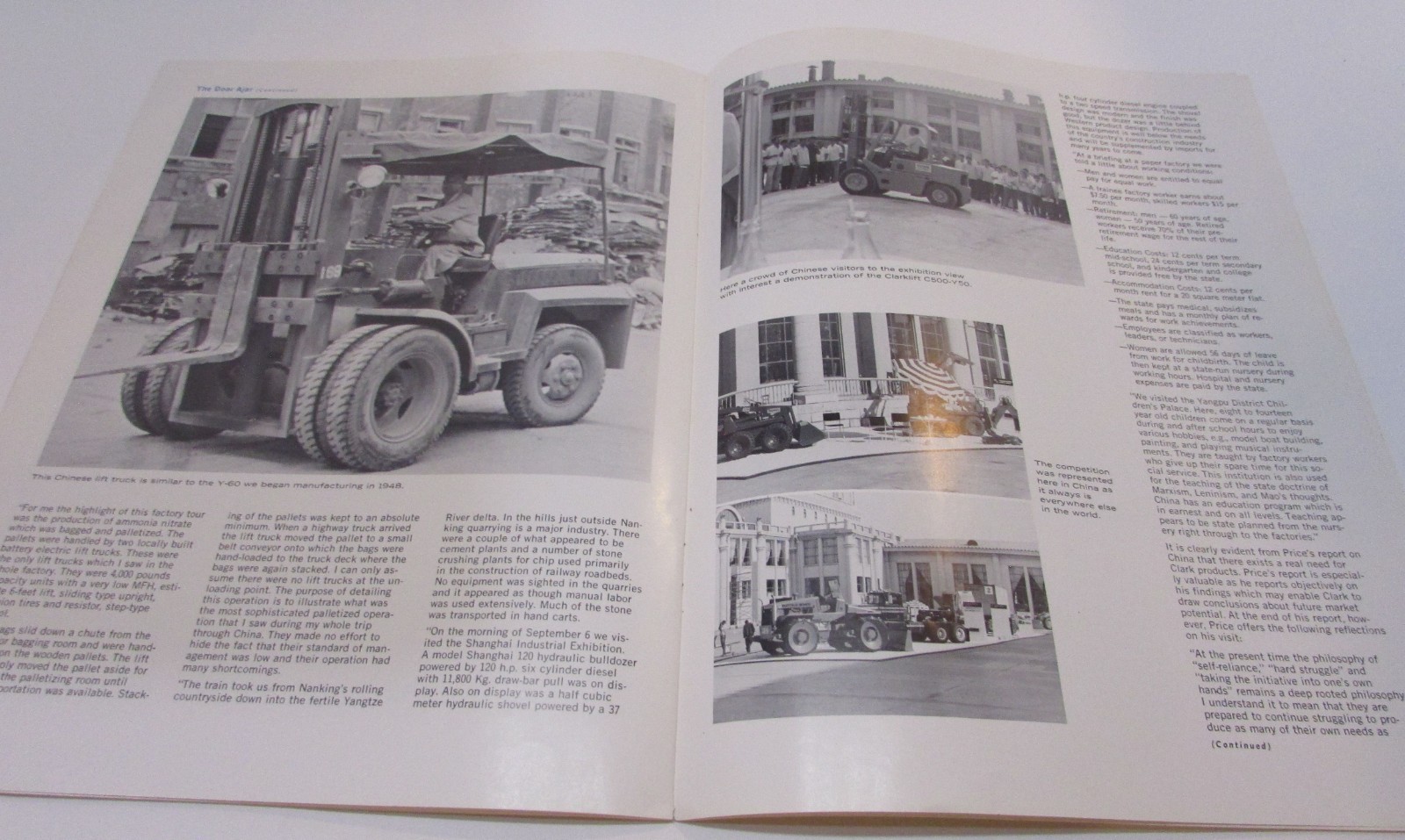 Vintage 1970&rsquo;s Clark Equipment News Magazine Melroe Bobcat Skid Loaders etc