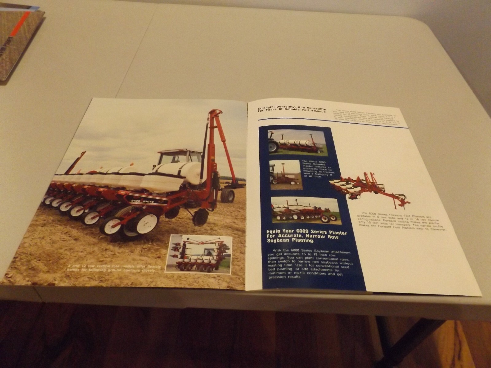 WHITE 6000 SERIES PLANTERS, LIT # 1990