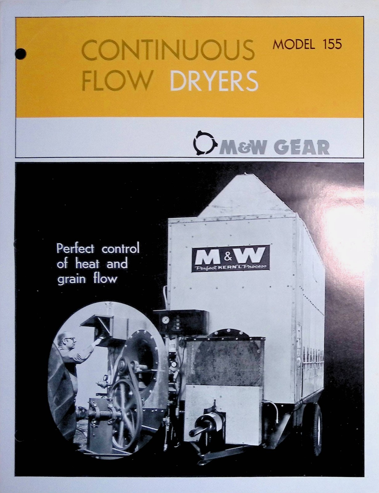 Vintage Farm Brochure Spec Sheet Farm Brochure Continuous Flow Dryers M W Gear