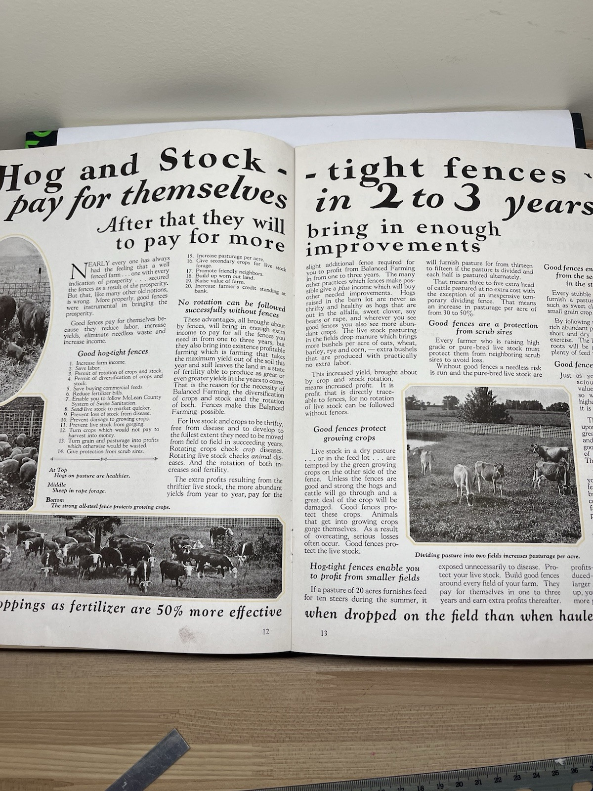 1930 Red Top Steel Posts sales brochure. Smithville, Ohio