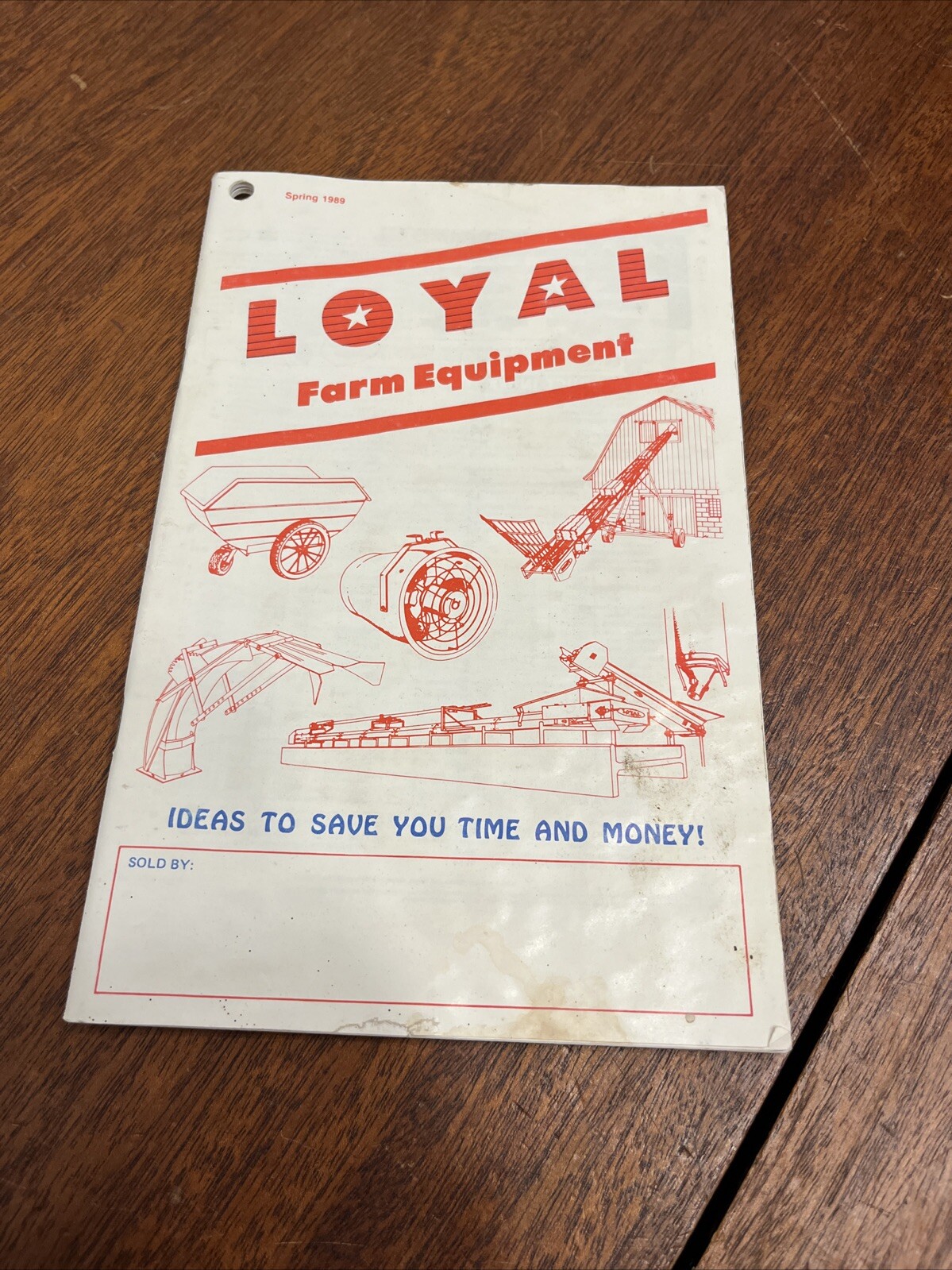 Vintage 1989 LOYAL FARM EQUIPMENT Catalog Roth Manufacturing Farming Collectible