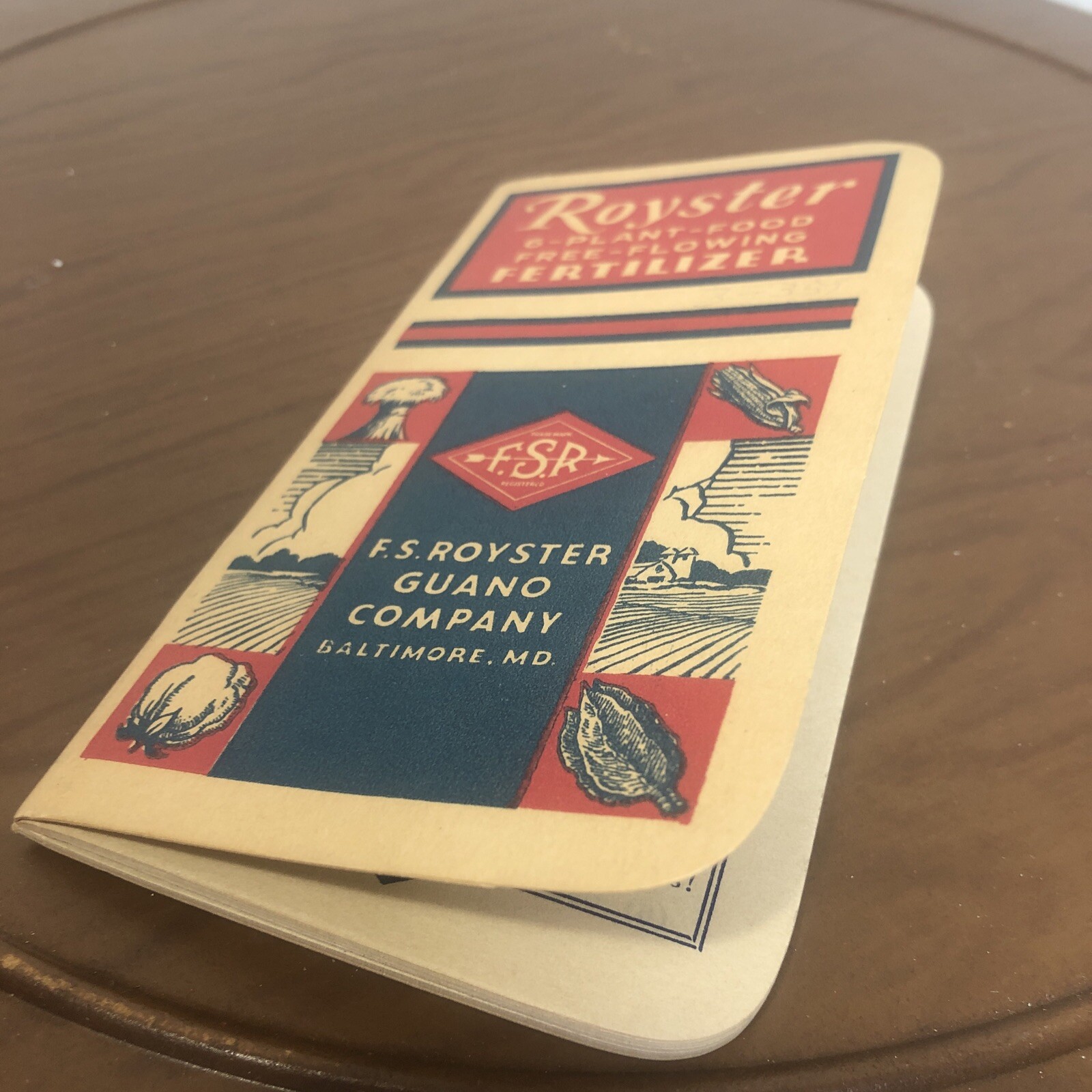 Vintage Royster Guano Fertilizer Pocket Memo Books 1948 1949 Clean