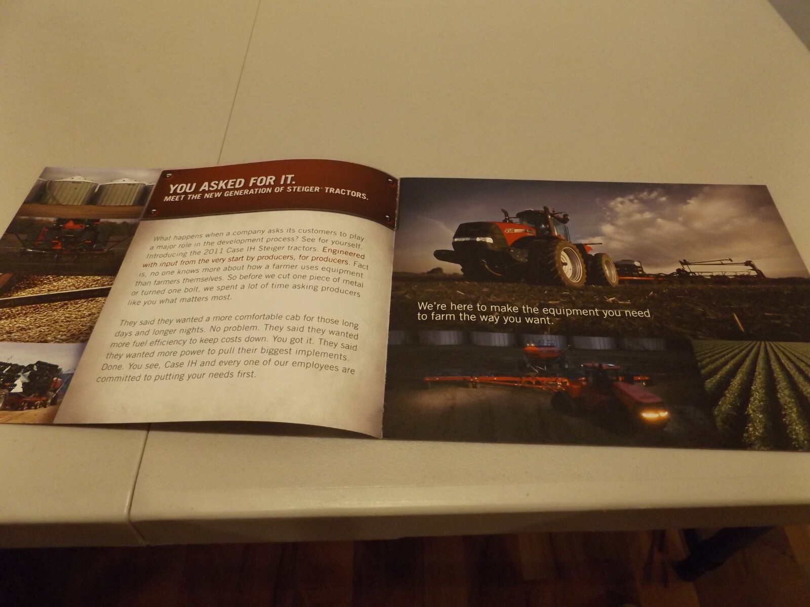 CASE-IH STEIGER SERIES TRACTORS NEW 2011 PREVIEW , LIT # CIH73001002 2010