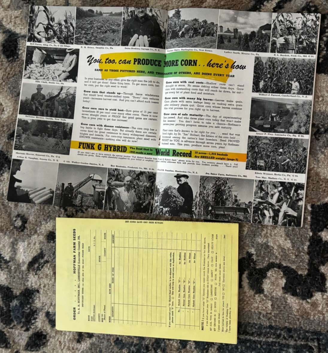 Pfister Hybrids Corn Guide For 1955 Brochure DCPA26