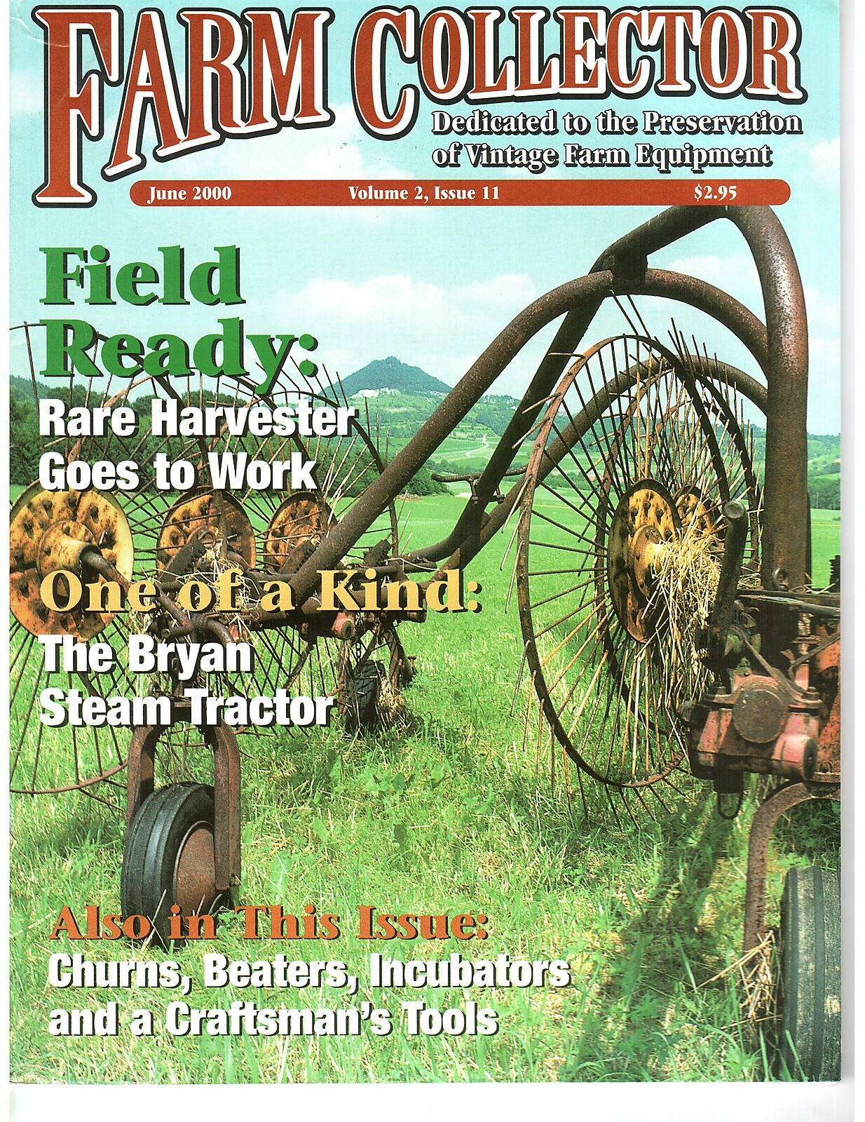 Bryan Tractor, Churns and Beaters, BEST Steam Harvester, Sheppard SD1 SD2