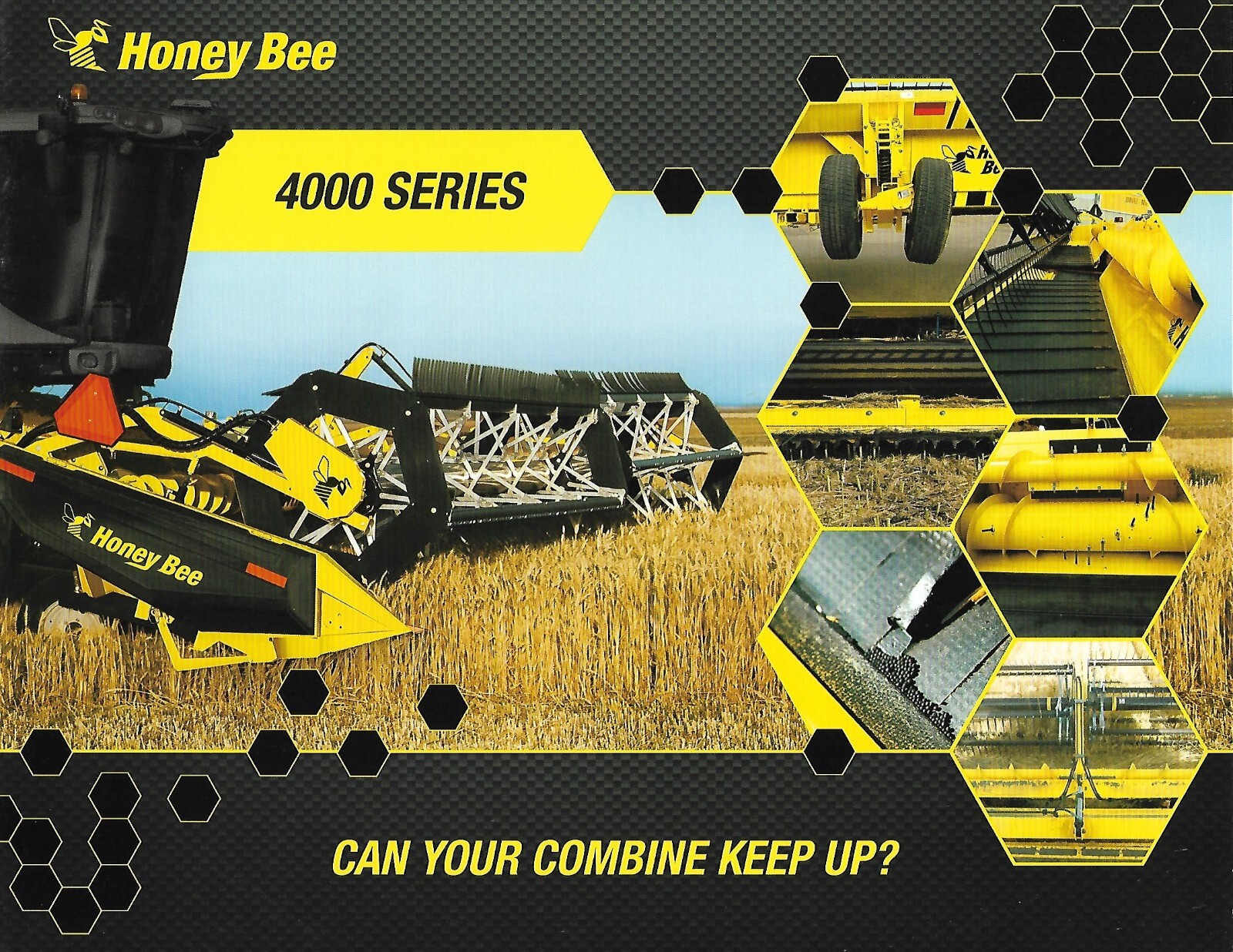 Farm Equipment Brochure – Honey Bee – 4000 series – Combine Header c2013 (F8507)