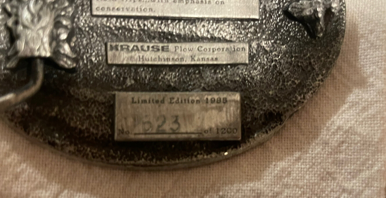 Limited Edition Krause Belt Buckle “Profit Till Systems” [Broken Tip]