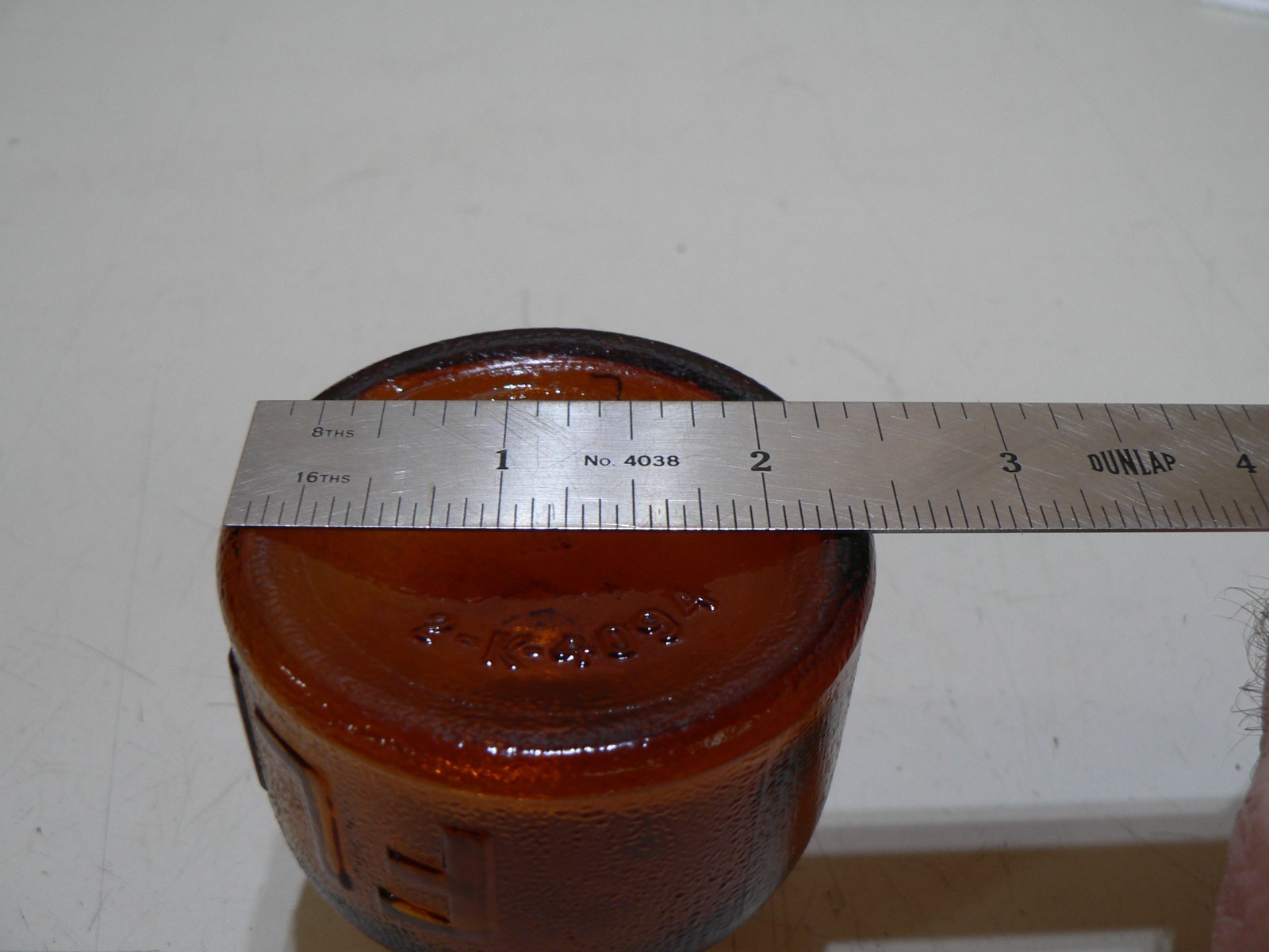 Vintage Flit Sprayer Brown Glass Container Only Awesome Condition