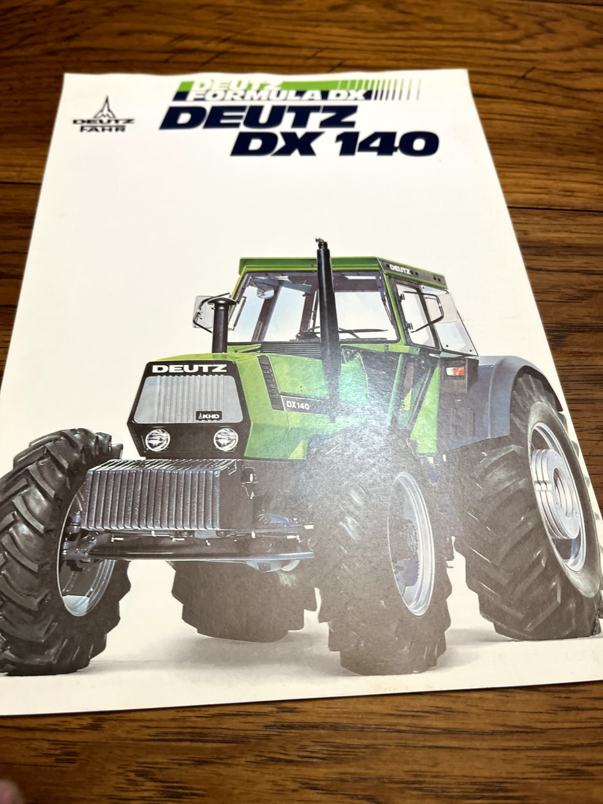 Deutz Fahr DX 140 Tractor For 1978 Brochure FCCA
