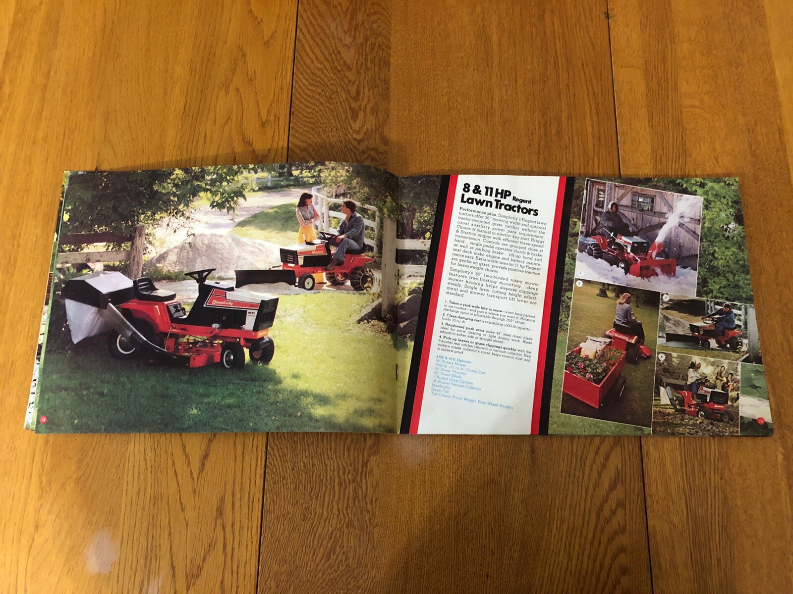 VTG 1978 SIMPLICITY LAWN MOWER GARDEN TRACTOR SALES CATALOG USA 23 PAGES