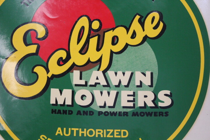 Vintage advertising decal Eclipse Lawn Mowers American Tag Co. Water Slide