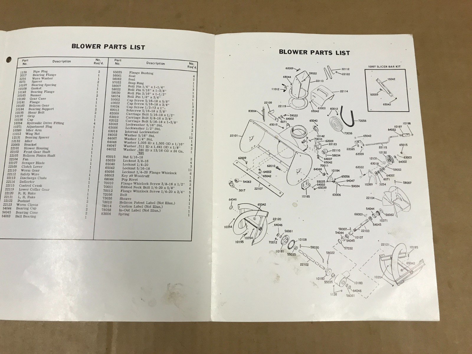 Vintage Ariens Parts Manual – 4 H.P. Sno-Thro – PM-22-69