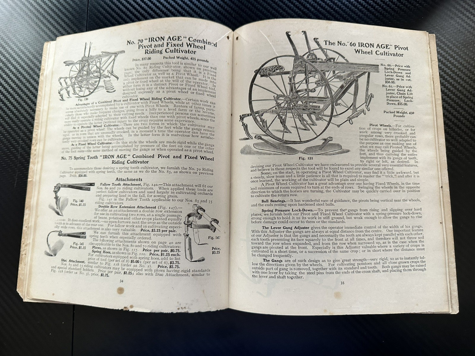 1906 IRON AGE Farm and Garden Implements ORIGINAL Catalog