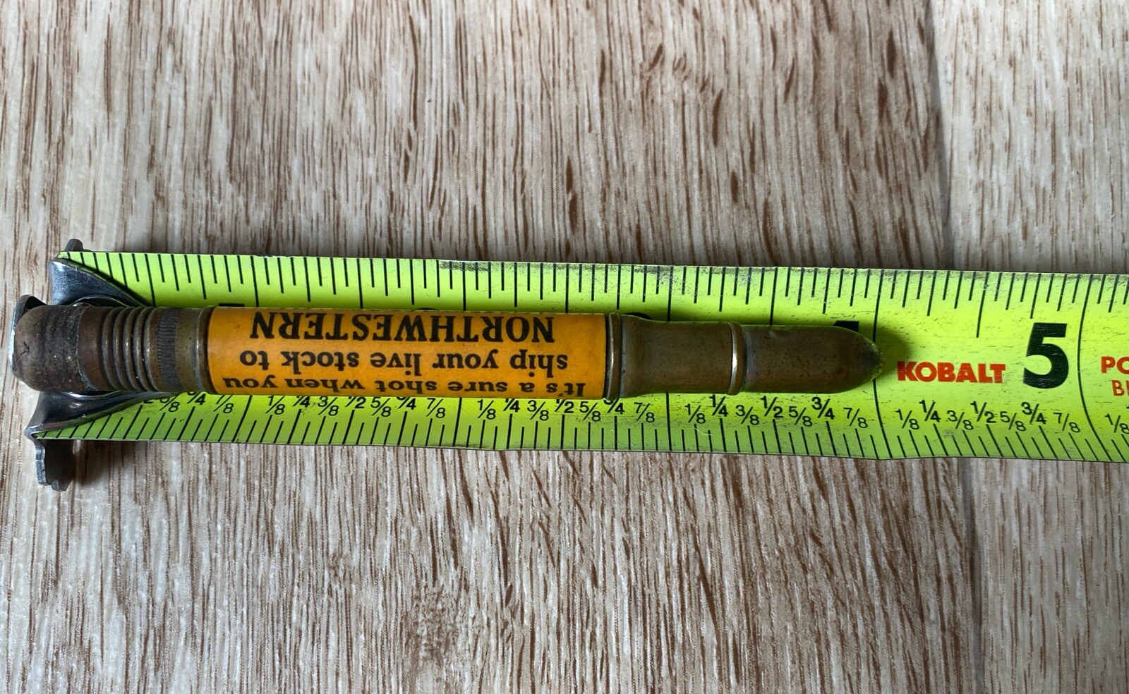 Vintage Live Stock Adversing Bullet Pencil Northwestern Commission Co.