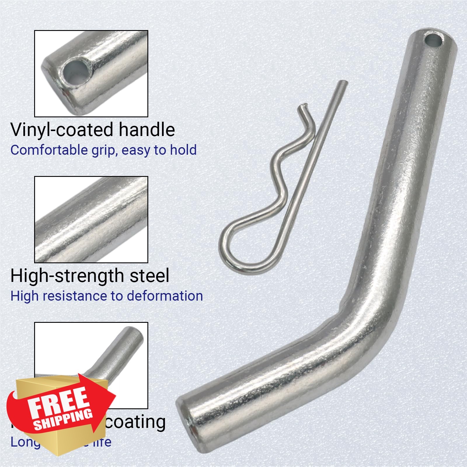 Qjaiune Trailer Hitch Pin 5/8 Inch 1 Pack