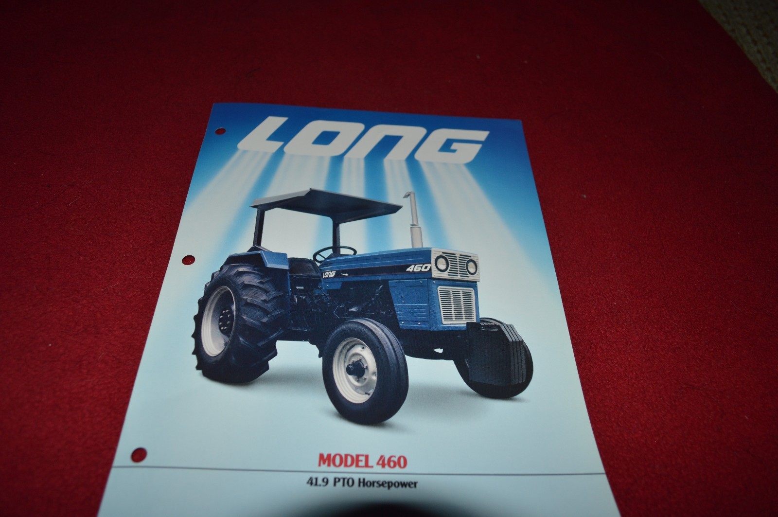 Long 460 Tractor Dealer&rsquo;s Brochure DCPA 2168 2-88