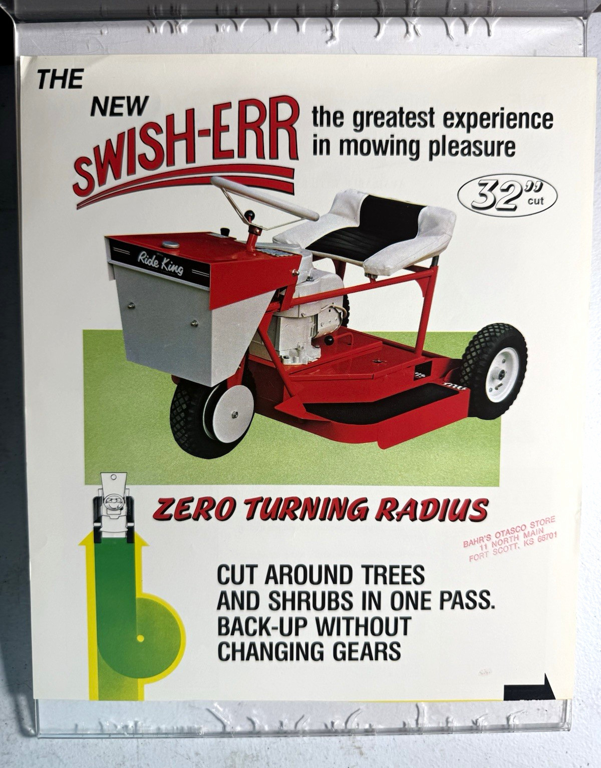 Ride King Swish-Err Zero Turn Riding Mower 32&Prime; Cut Advertising Brochure