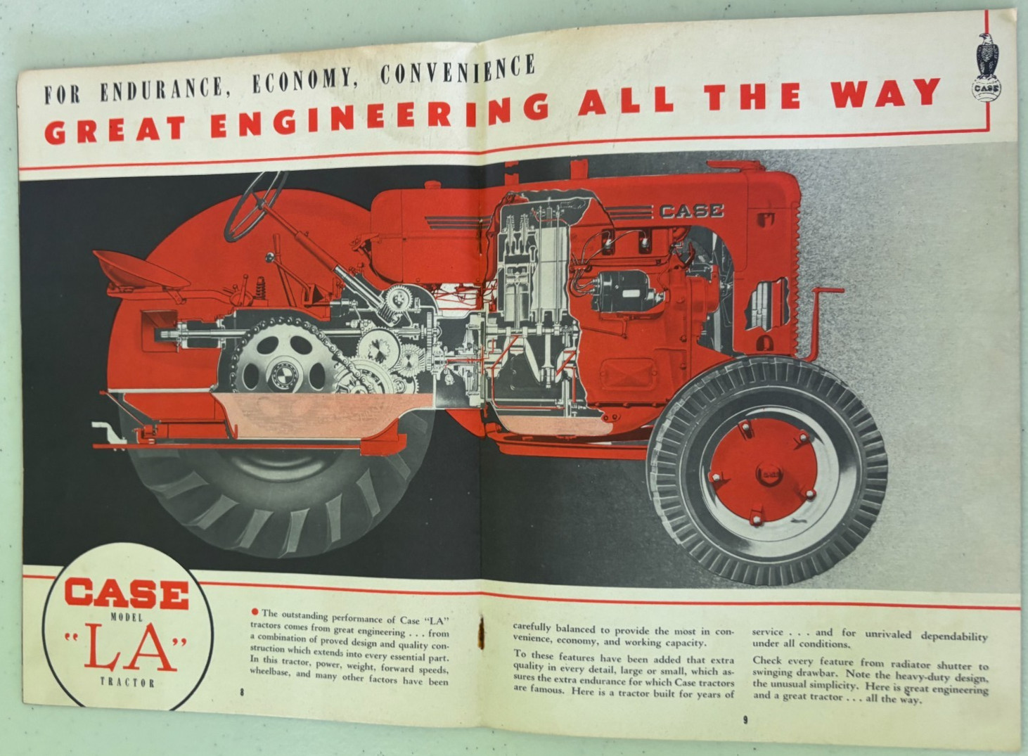 Case LA Series Tractors For 1948 Brochure DCPA26