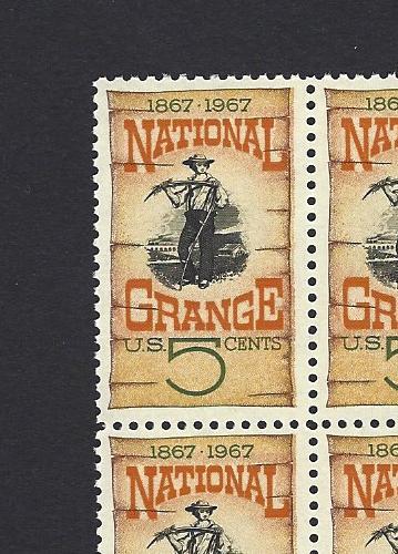 National Grange 100th Anniversary – Vintage Mint Set of 4 Stamps 58 Years Old!