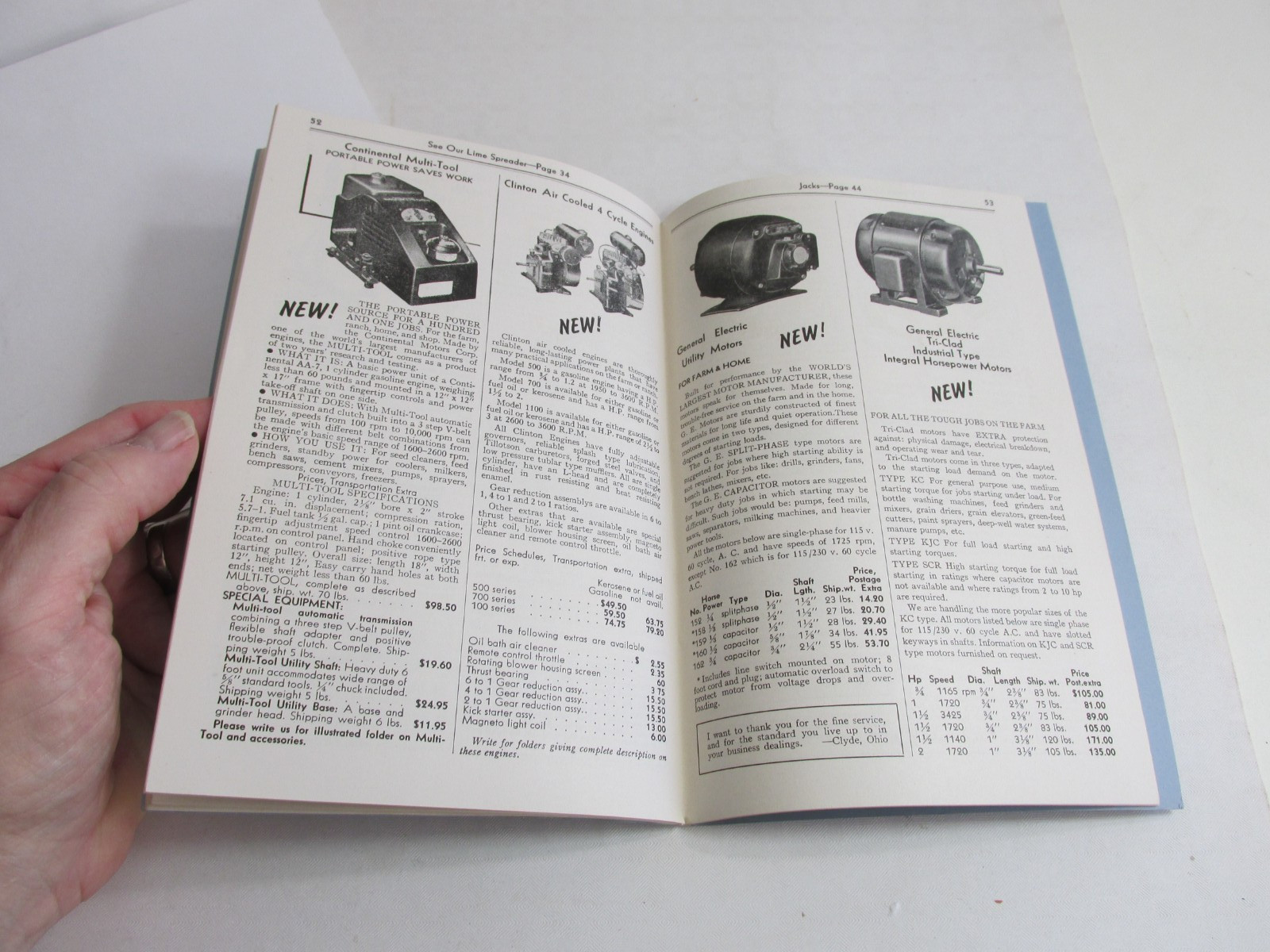 1949 DANA CO. Livestock Supplies Catalog, C.H. Dana Hyde Park Vermont , VT Cows