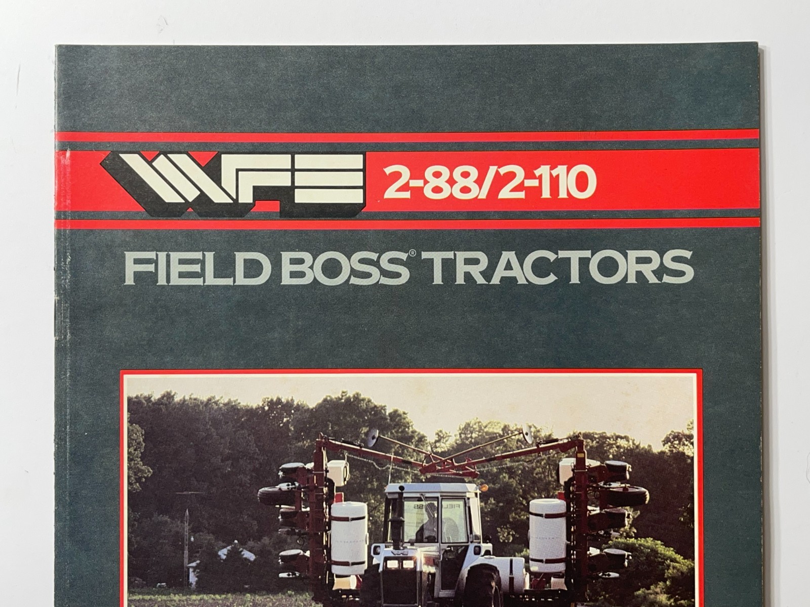 1982 White Field Boss 2-88 / 2-110 Tractor Sales Brochure *Showroom Sales Book*