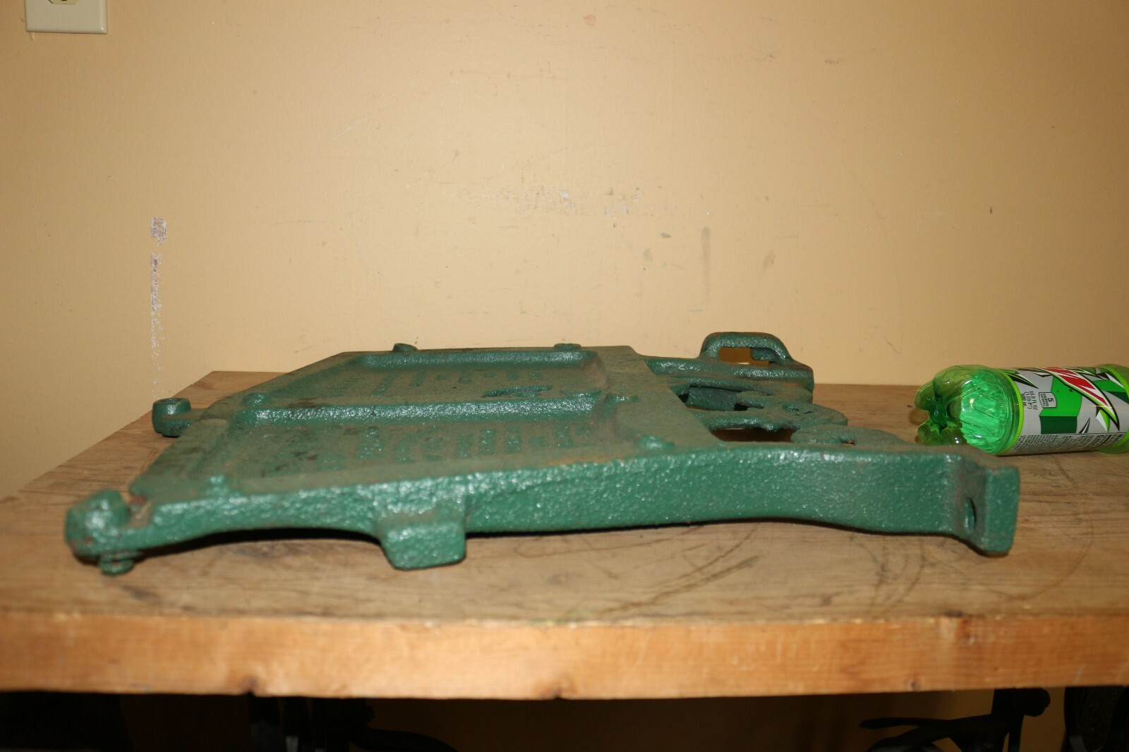 Antique Superior Grain Drill Corn Seed Planter Box End Cast Iron Farm Sign