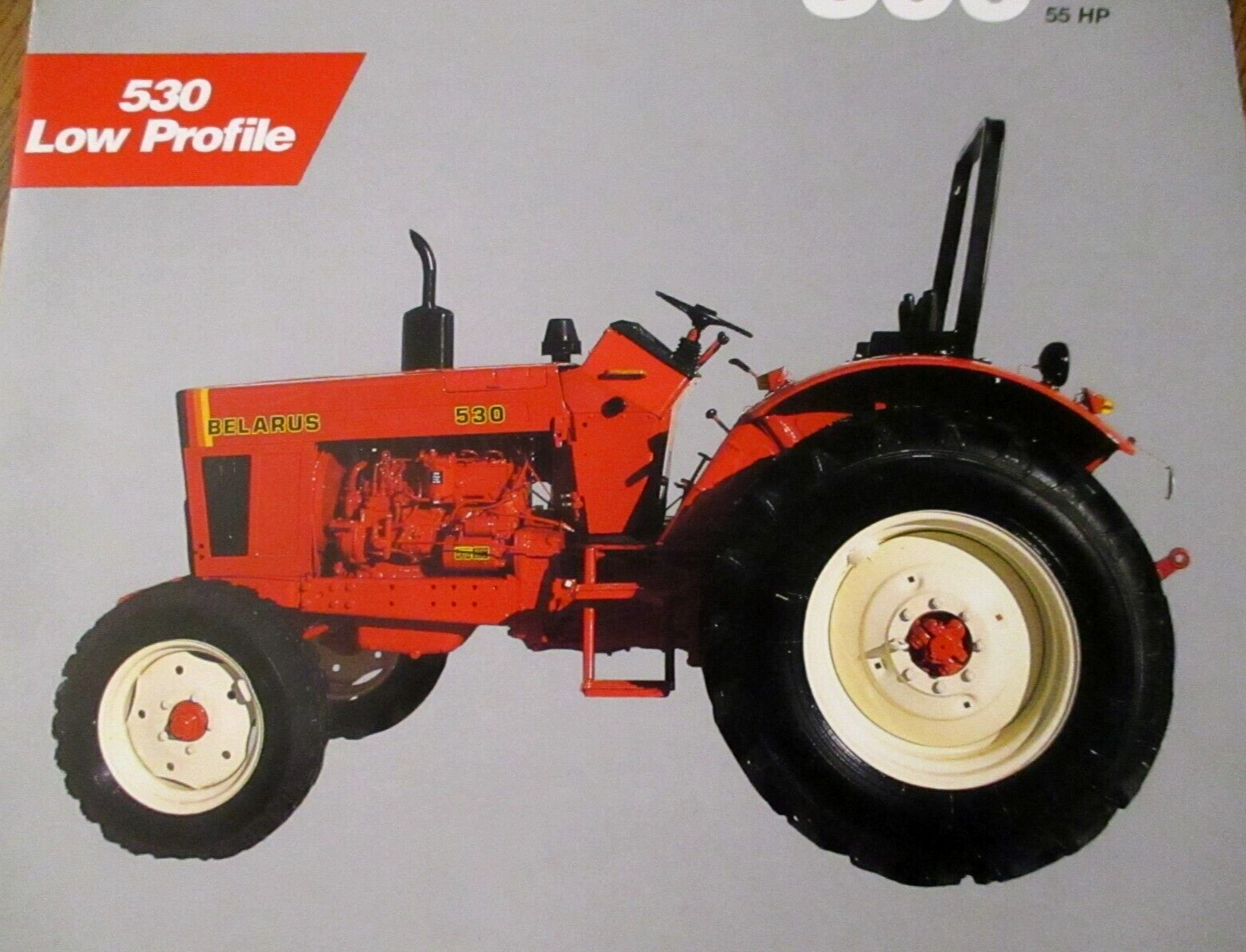Belarus 500 Series 530 Low Profile Tractor Spec Sheet Sales Literature Brochure