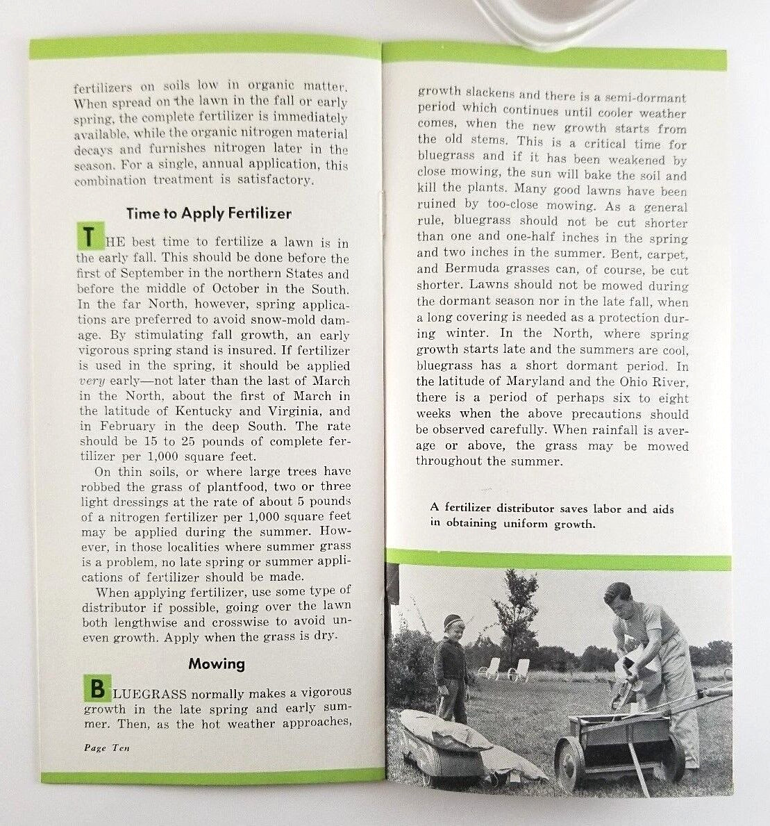 Improving Grass National Fertilizer Association Vintage Brochure 1941