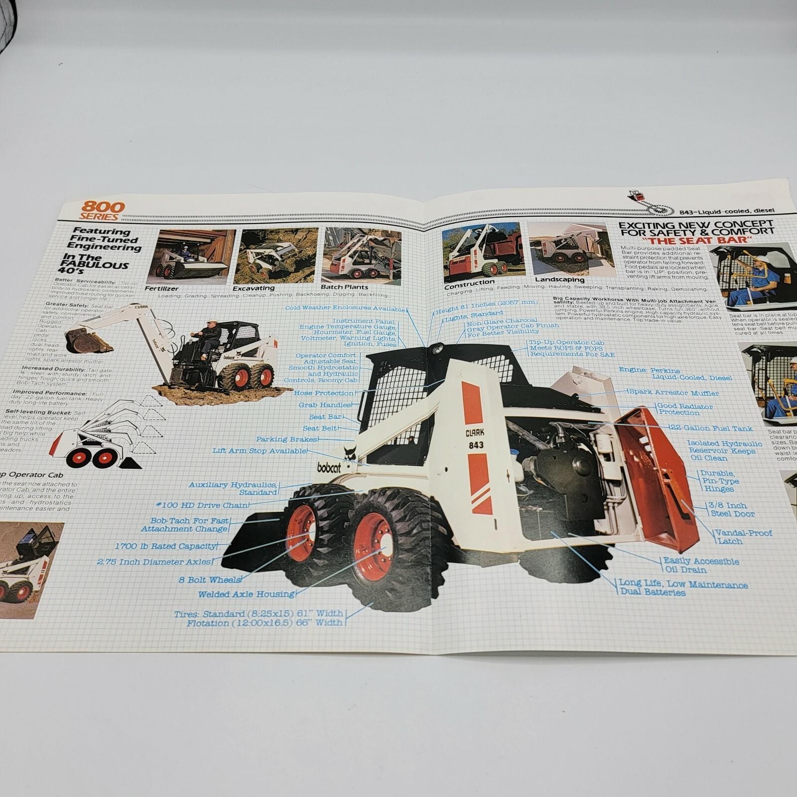 Bobcat 800 Series Skid Steer Loader Brochure