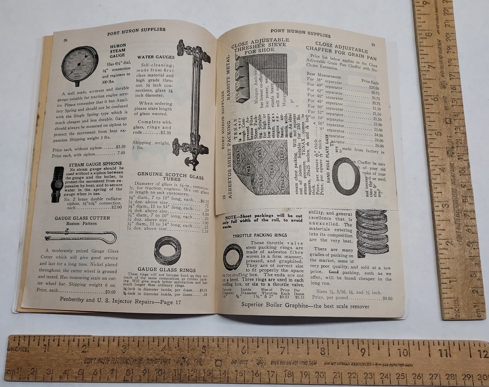 1939 – SUPPLY CATALOG – PORT HURON – 43rd Year Book – listing #7380