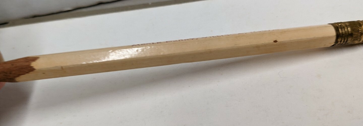 Vintage Walnut Grove Sales & Service Repair Merle Derry Villisca Iowa Pencil
