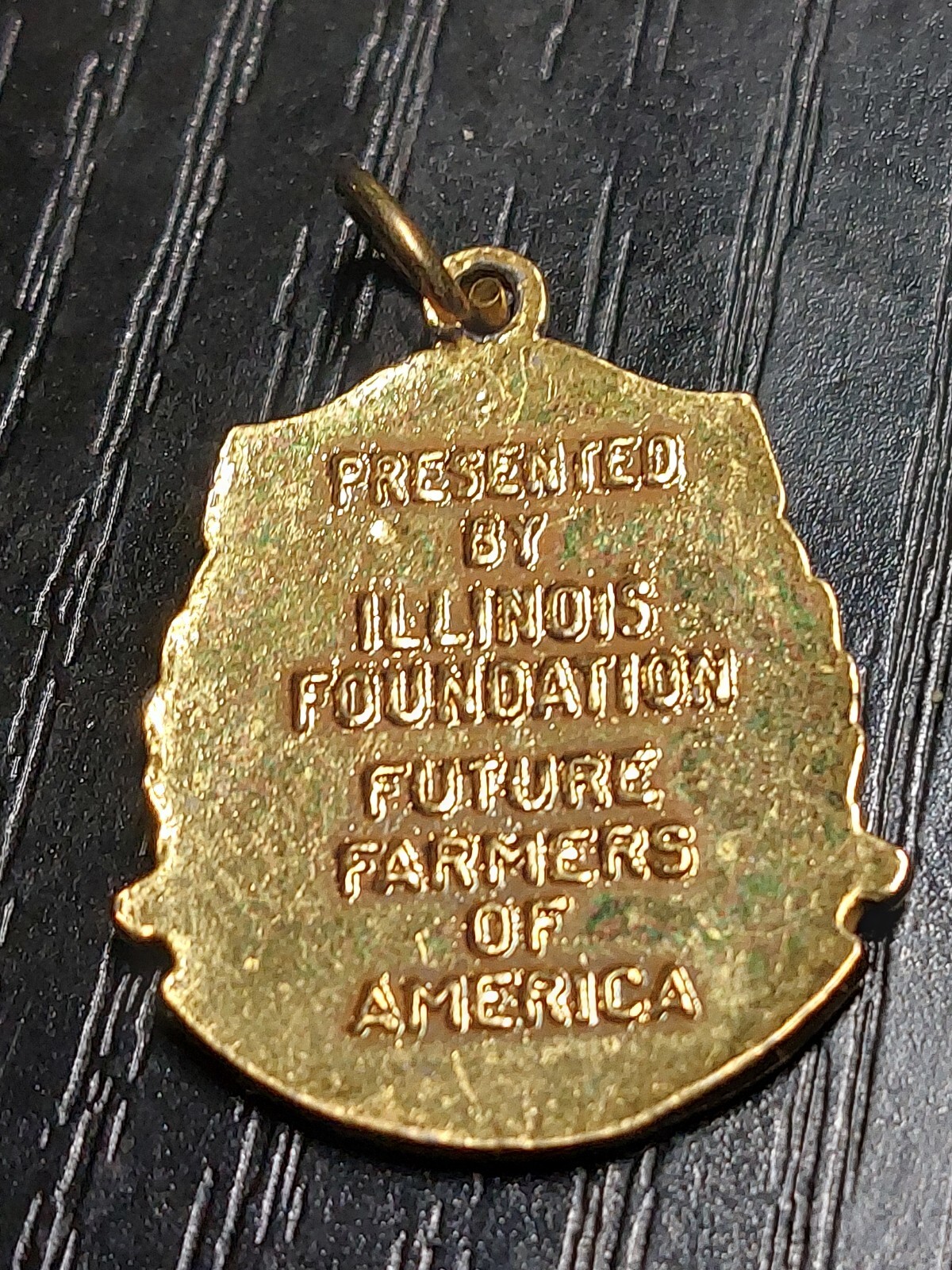 Vintage Future Farmers Of America Gold Tone Medal Livestock Specialty