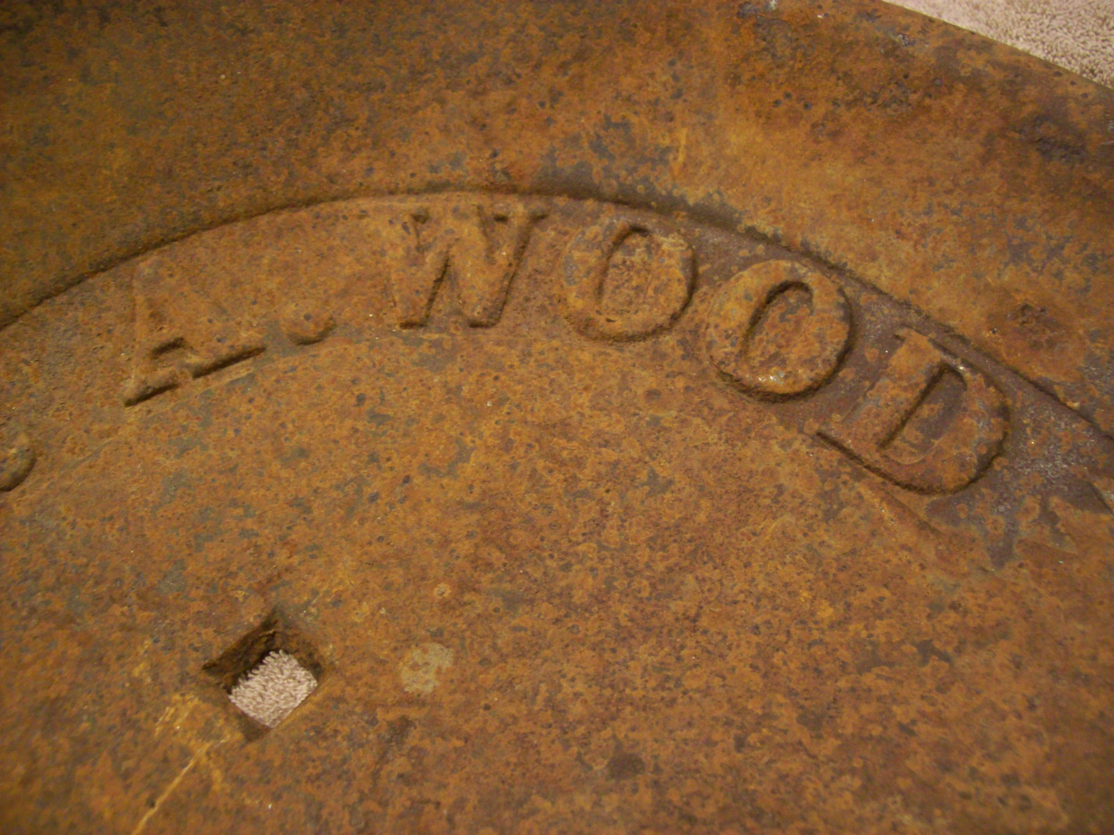 Antique Vintage Cast Iron Walter A Wood Tractor Horse Drawn Seat Original