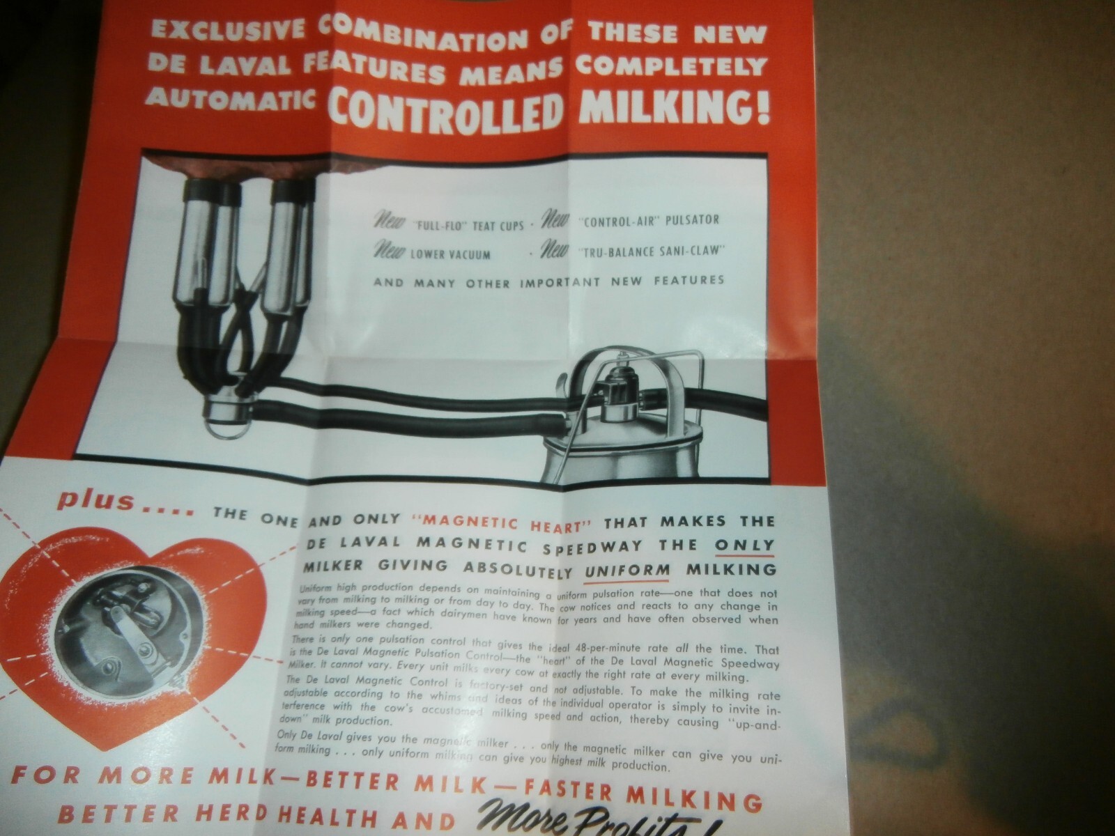 De Laval Speedway Milker Water Heater Separator Rubber Plant Brochures Lineboro