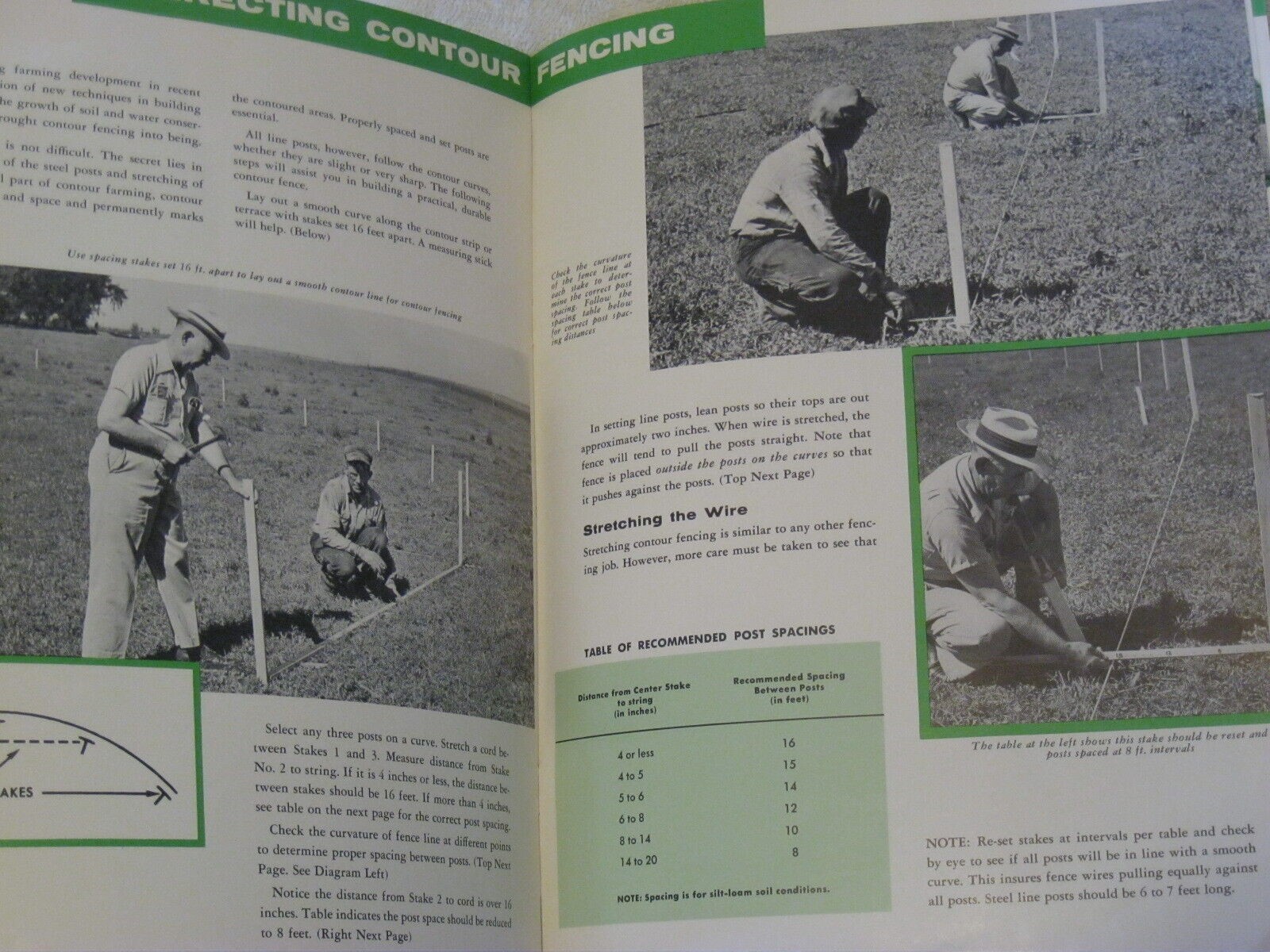 1957 REPUBLIC STEEL HOW TO ERECT FARM FENCE MANUAL