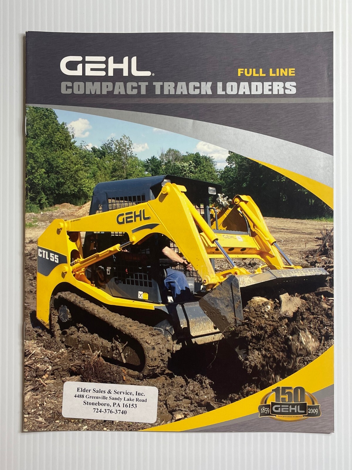 GEHL Full Line Compact Track Loaders Sales Brochure *2009* (Showroom Sales Book)