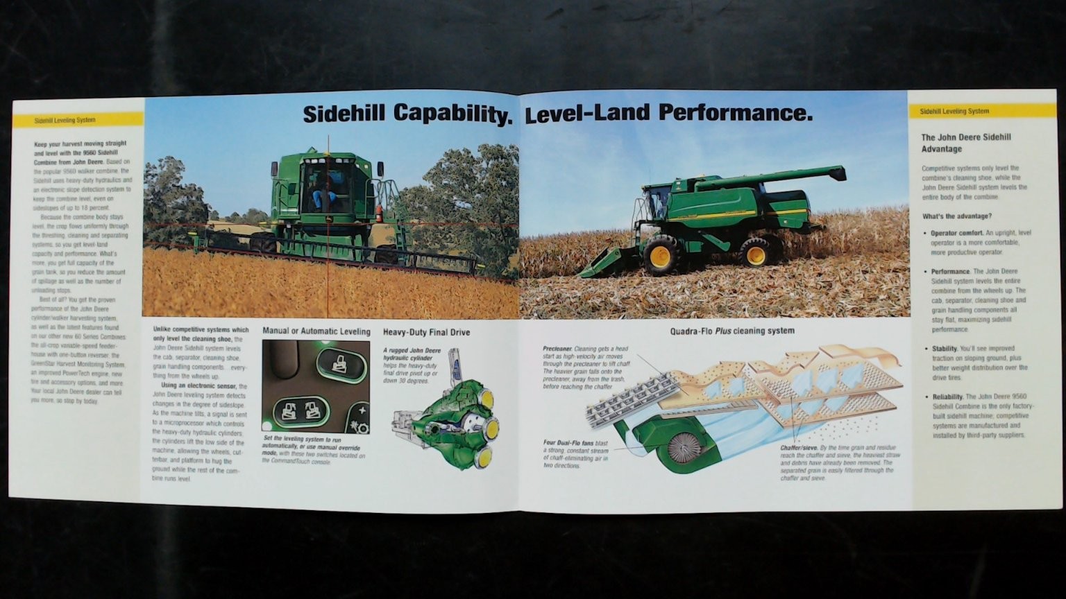 John Deere 60 Series Sidehill Combine Brochure Vintage Agriculture