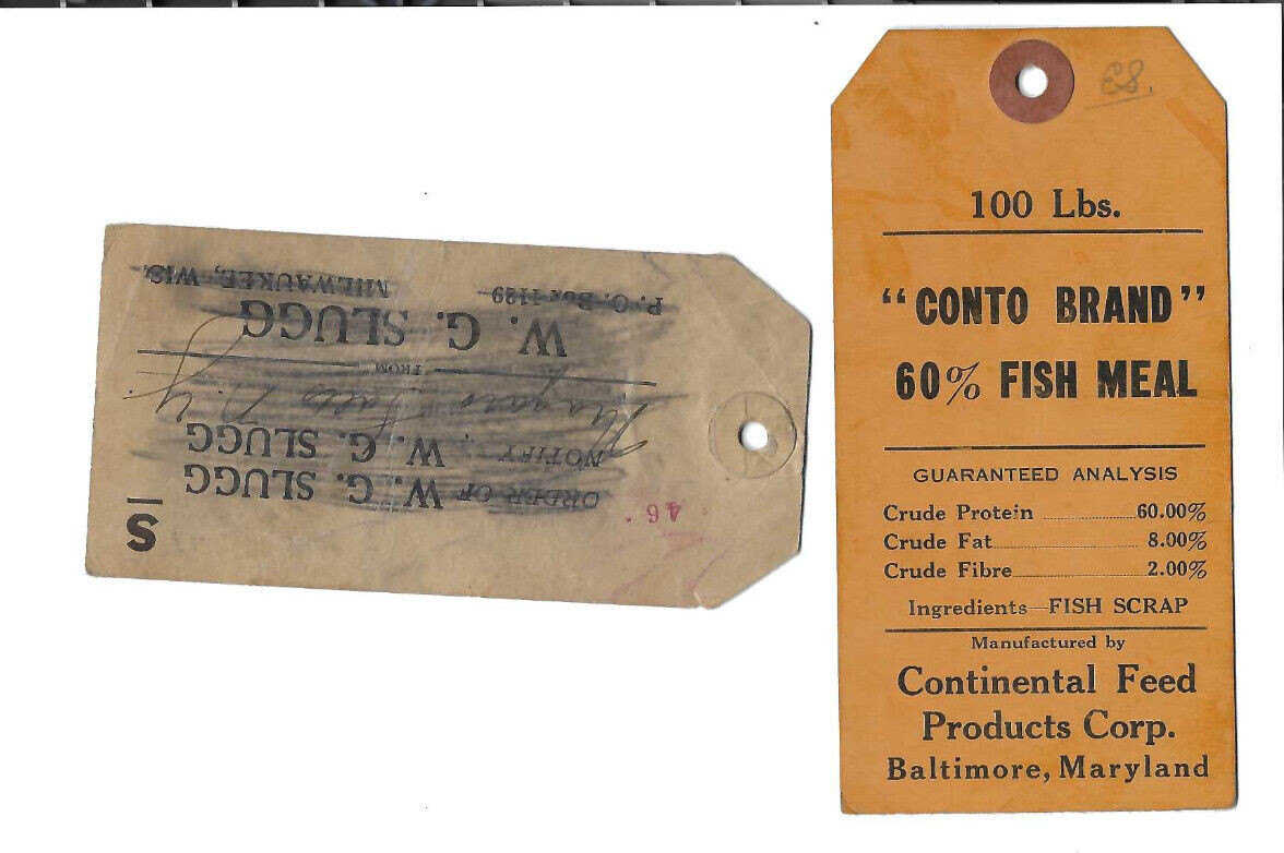 8 VTG 1930s ANIMAL FEED LABELS! FOR POULTRY & DAIRY! BONE MEAL/DRIED BUTTERMILK!