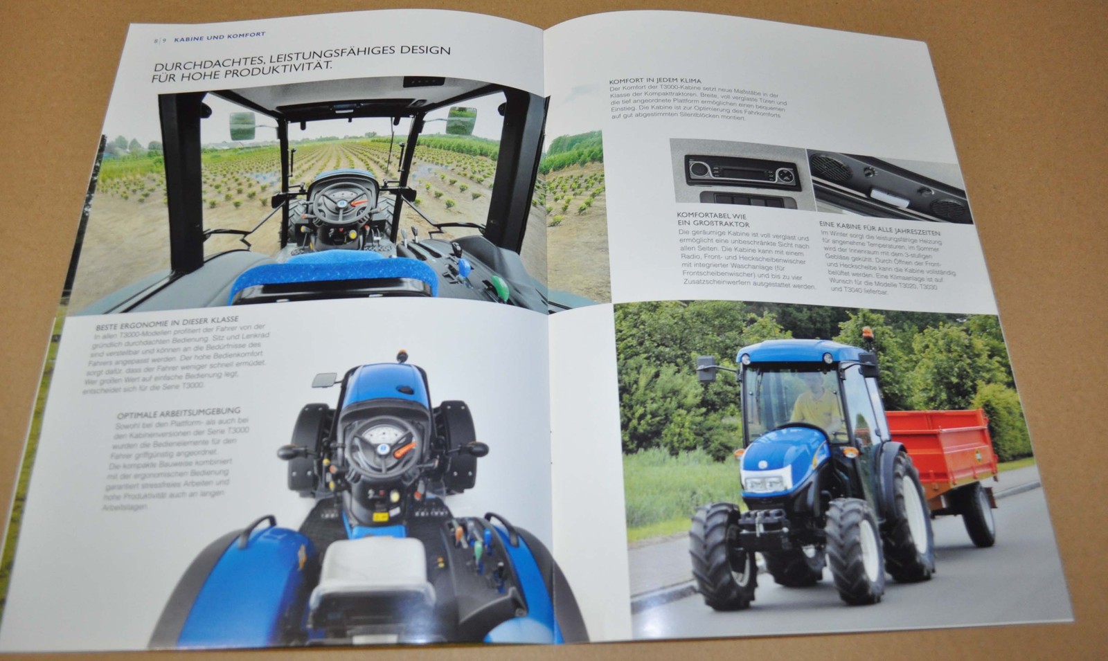 2015 New Holland T3000 Tractor Brochure Prospekt DE