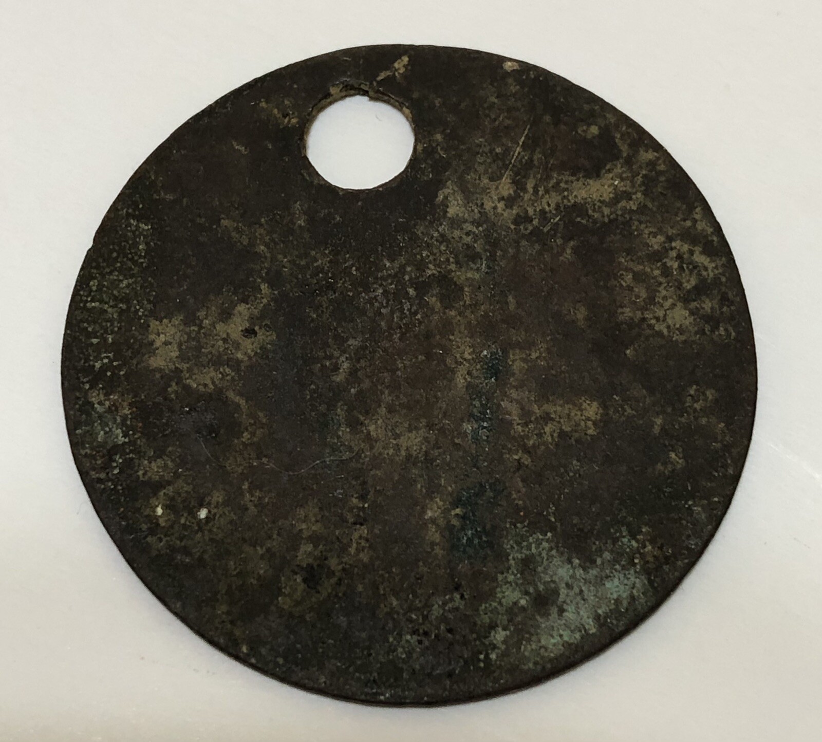 Vintage WHITE RIVER CONSTRUCTION Co Brass Key Fob – Arkansas
