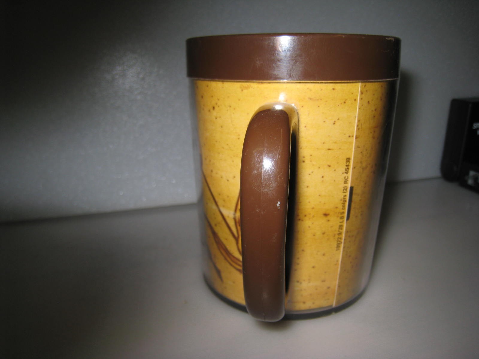 FARM-OYL OIL CO 50TH ANNIVERSARY PROMOTIONAL ADVERTISING MUG VINTAGE THERMO SERV
