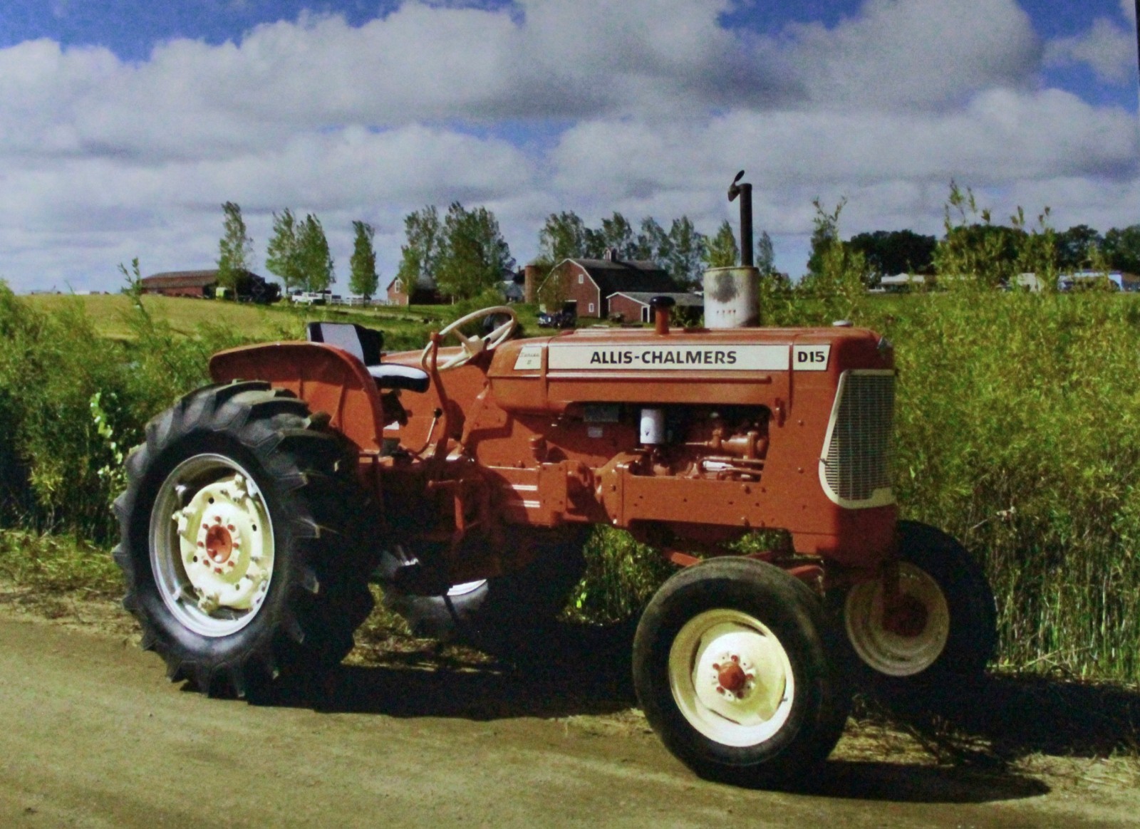 Allis Chalmers Tractor Vintage Picture Wall Art Country Farm Life Decor