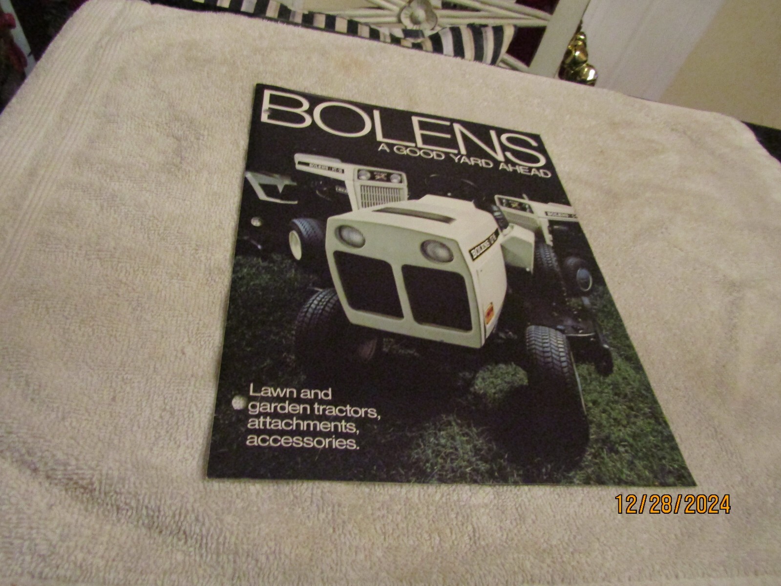 Vintage Bolens Sales Brochure Lawn & Garden Tractors Attachments Accessories &rsquo;75