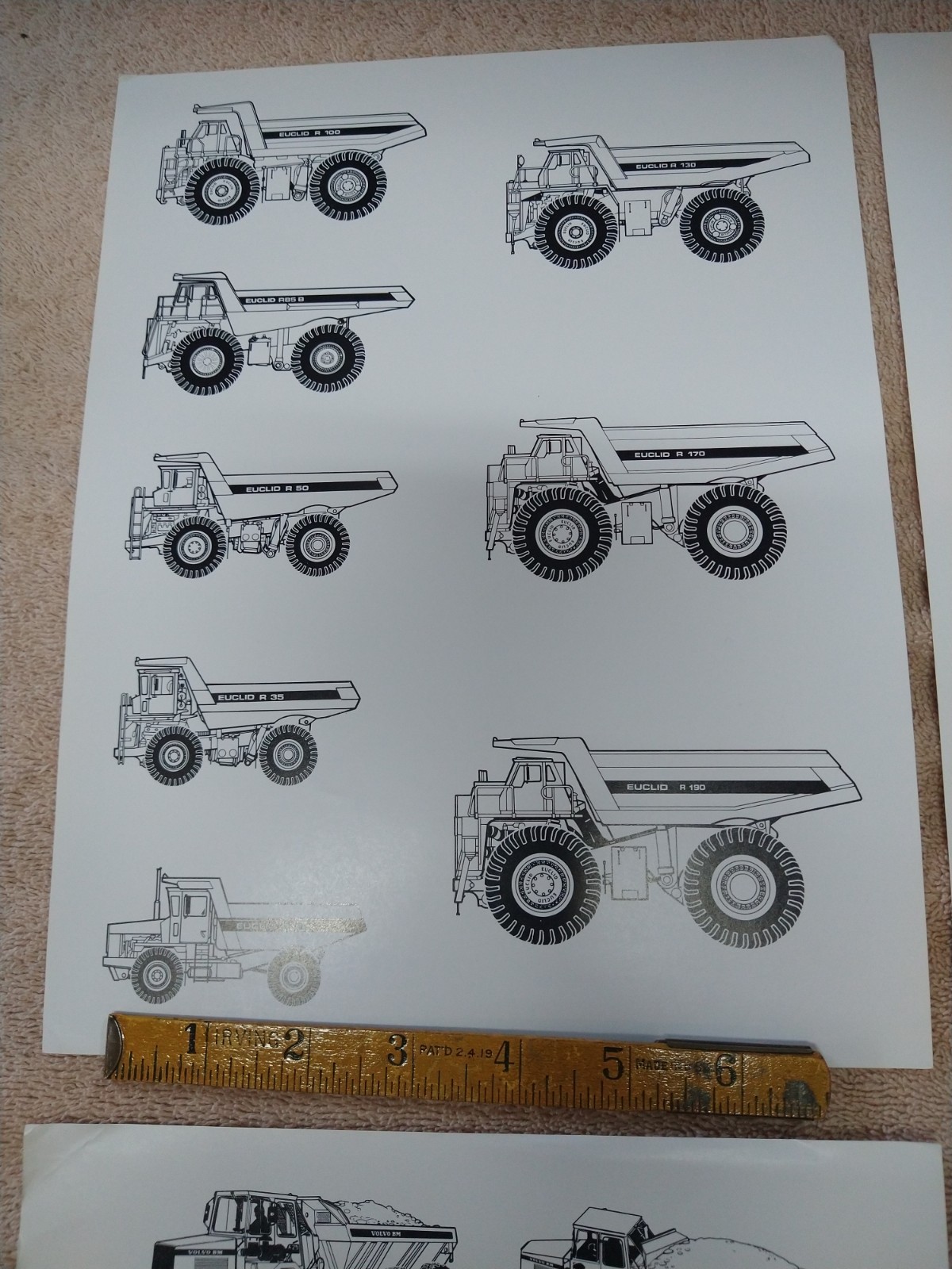 -Vintage- VME Promo Materials Volvo BM Michigan Euclid